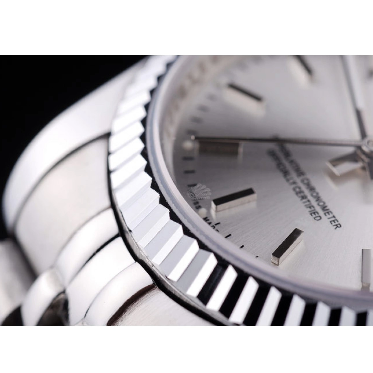 MiroTime 0808 Rolex Datejust Silver Dial Ribbed Bezel 7457